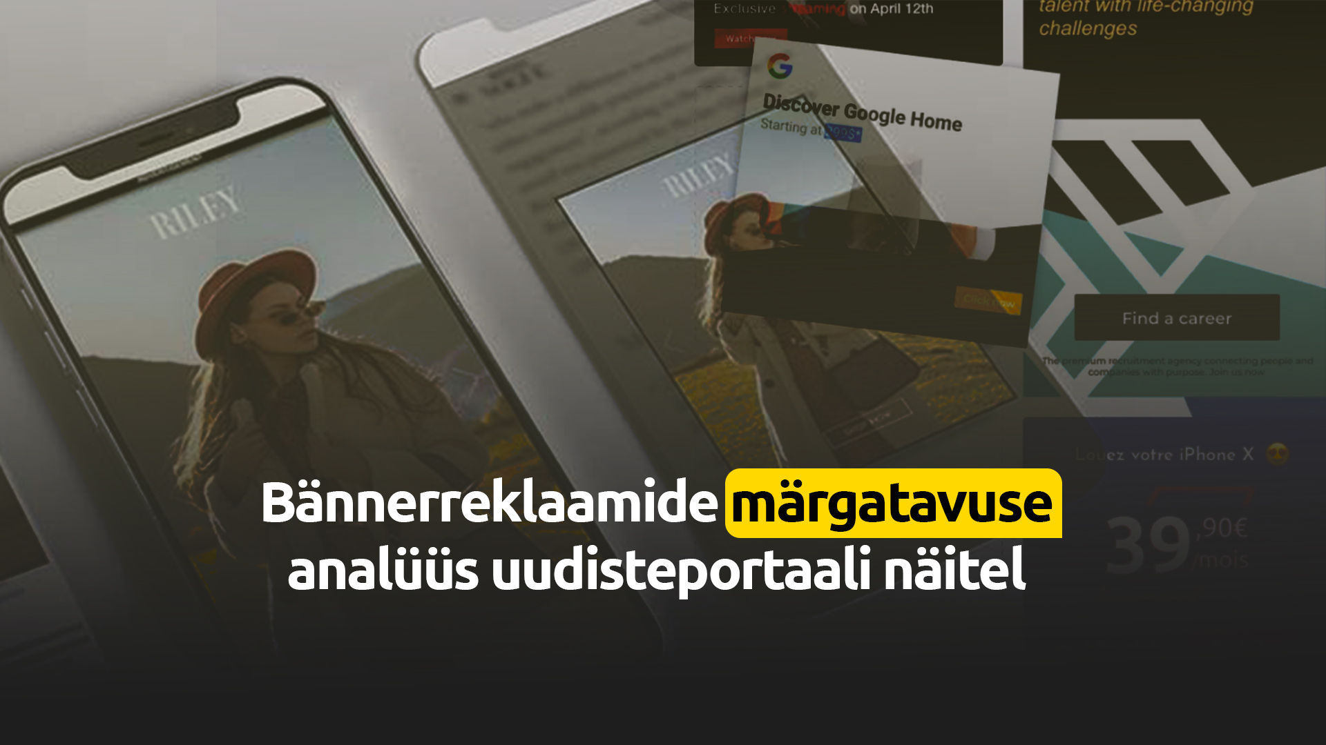 Bännerreklaamide märgatavuse analüüs uudisteportaali näitel